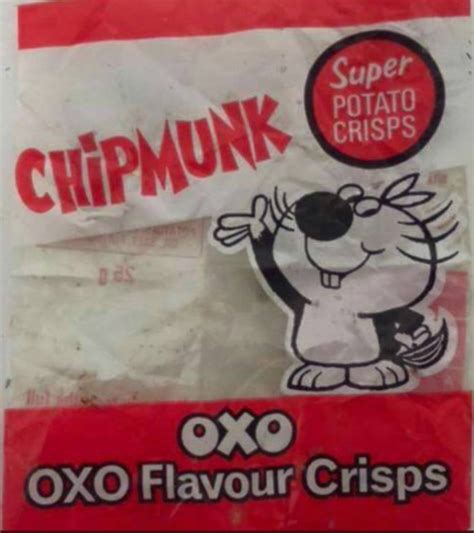 chipmunk oxo crisps.